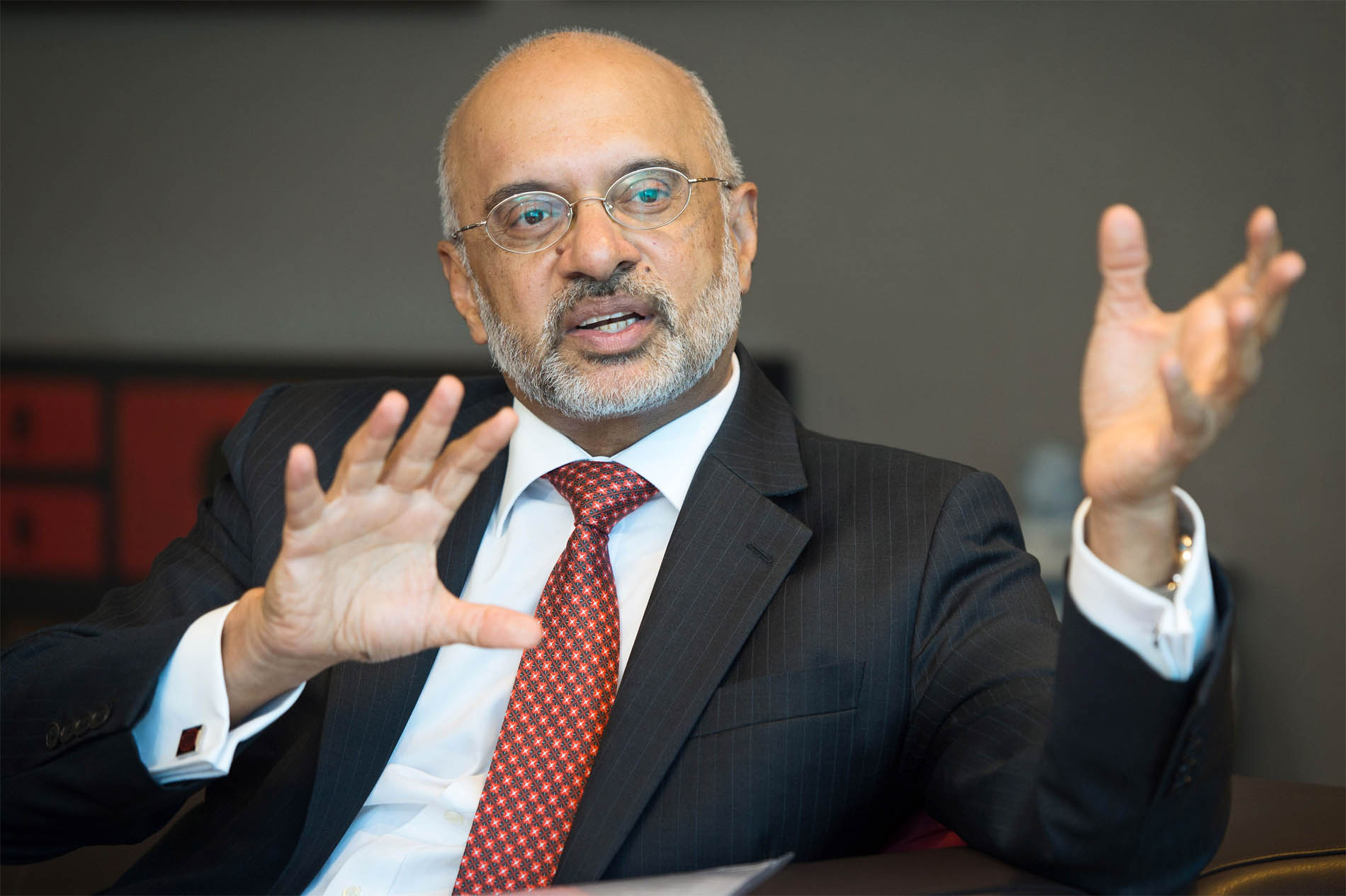 Piyush Gupta, Group CEO and Director of DBS Bank. 