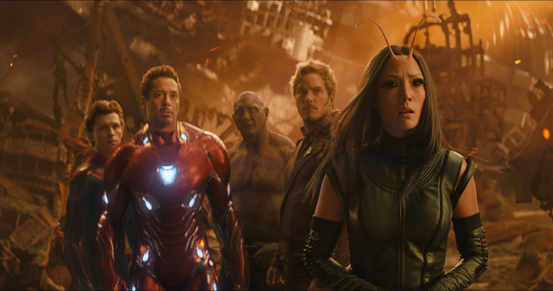 A screengrab from 'Avengers: Infinity War'.