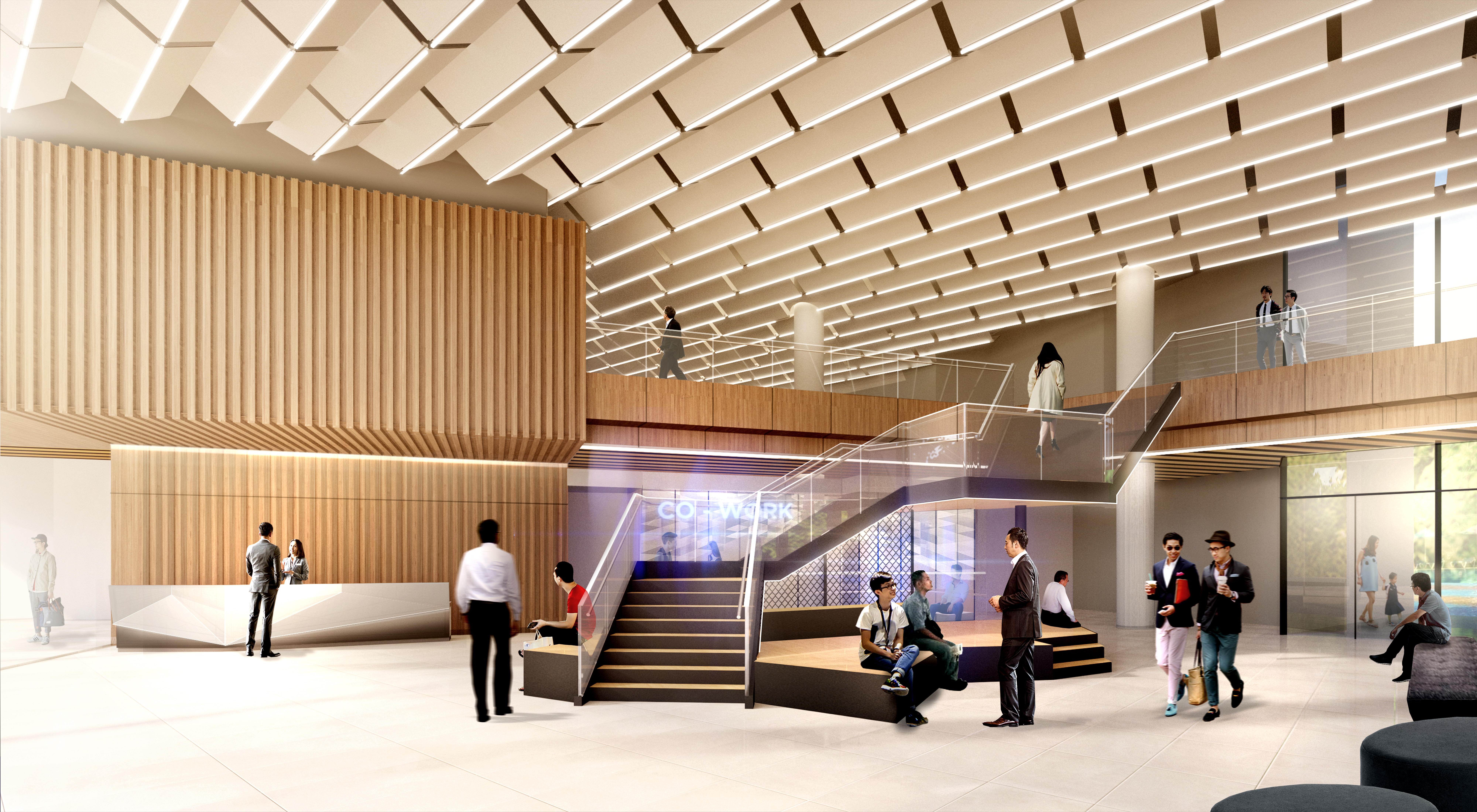 An artist's impression about the new lobby of SAFRA Mount Faber. Photo courtesy: SAFRA