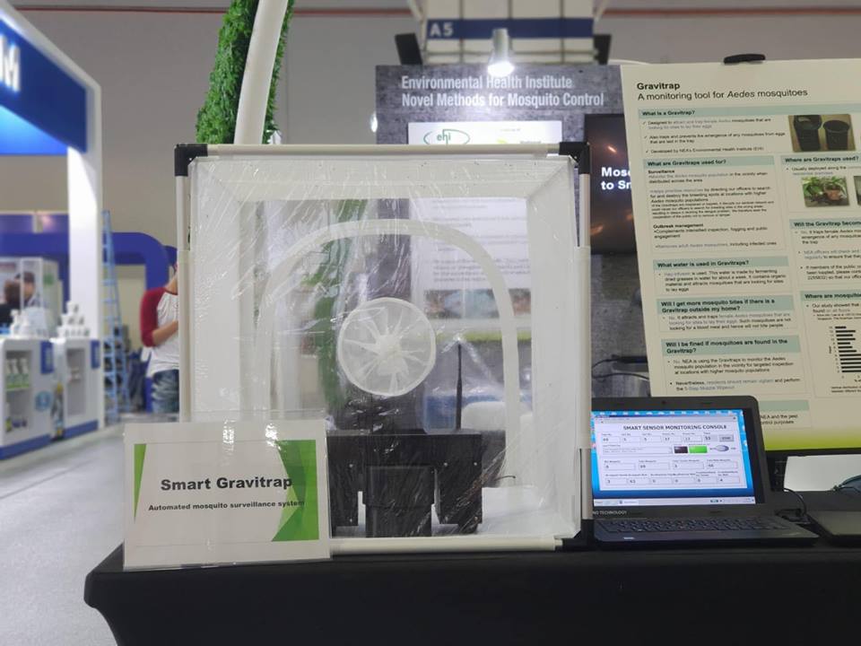 A prototype of the Smart Gravitrap was showcased at the ongoing CleanEnviro Summit in Singapore.