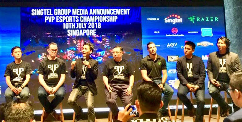 Pratthana Leelapanang, Chief Consumer Business Officer of AIS making his point at the Singtel press conference. Photo: Connected to India