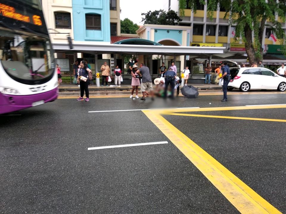 The place at the Serangoon Road in Little India where a 27-year-old man was attacked. Photo courtesy: Facebook page of KP Lau