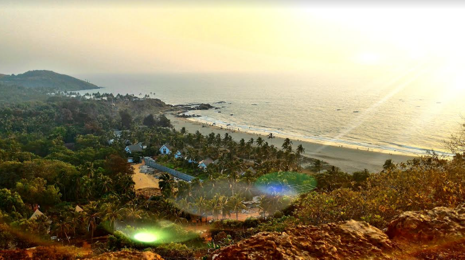Taking your breath away ! Aerial view of the Goan beach .  Picture Credits - Umang Goel