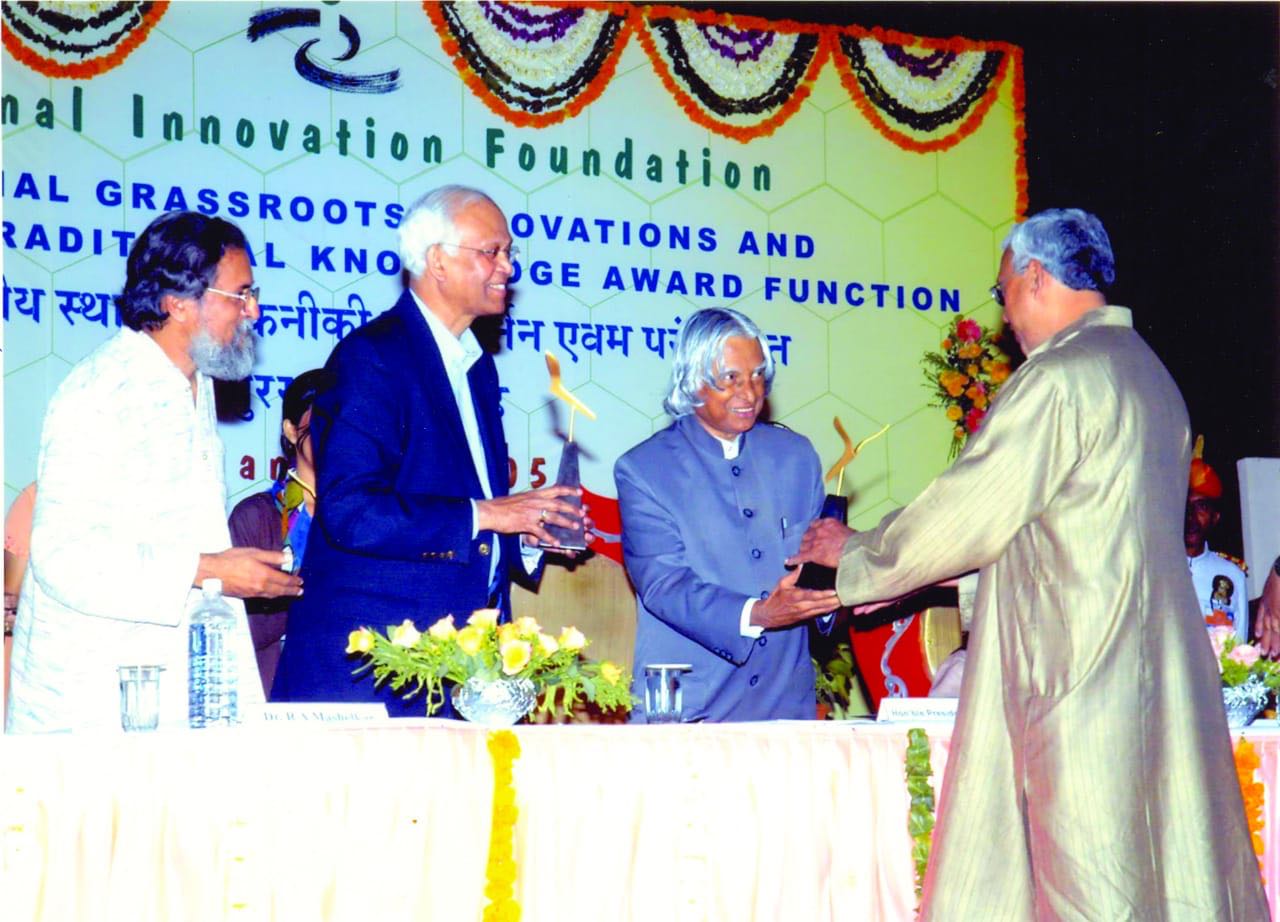 the Heritage Award from the 11th Indian President APJ Abdul Kalam