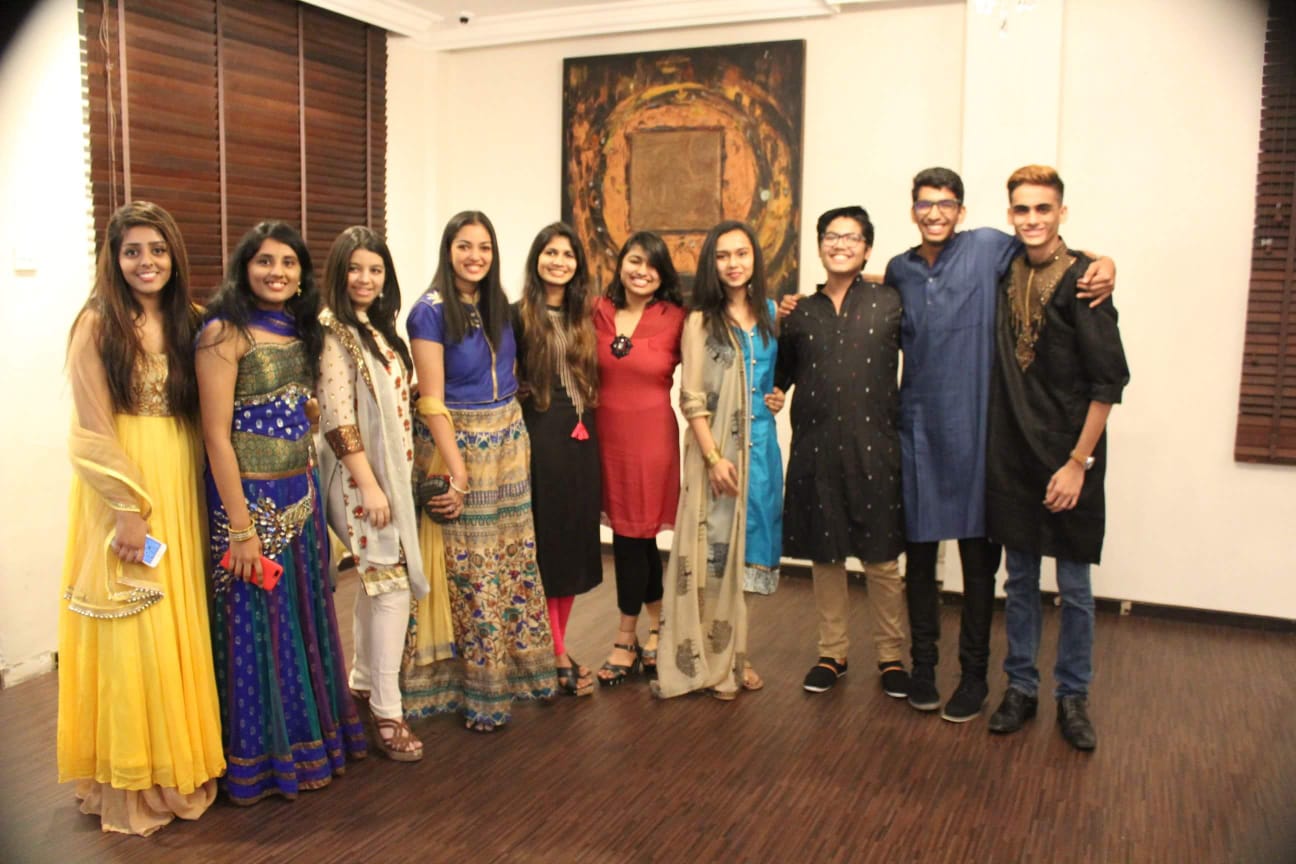 SIM students at their annual Diwali meet. Photo courtesy: Kavish Pal Singh Wadhwa