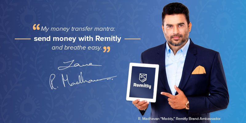 Tamil and Bollywood actor has signed on as Remitly Brand Ambassador. Photo courtesy: Remitly