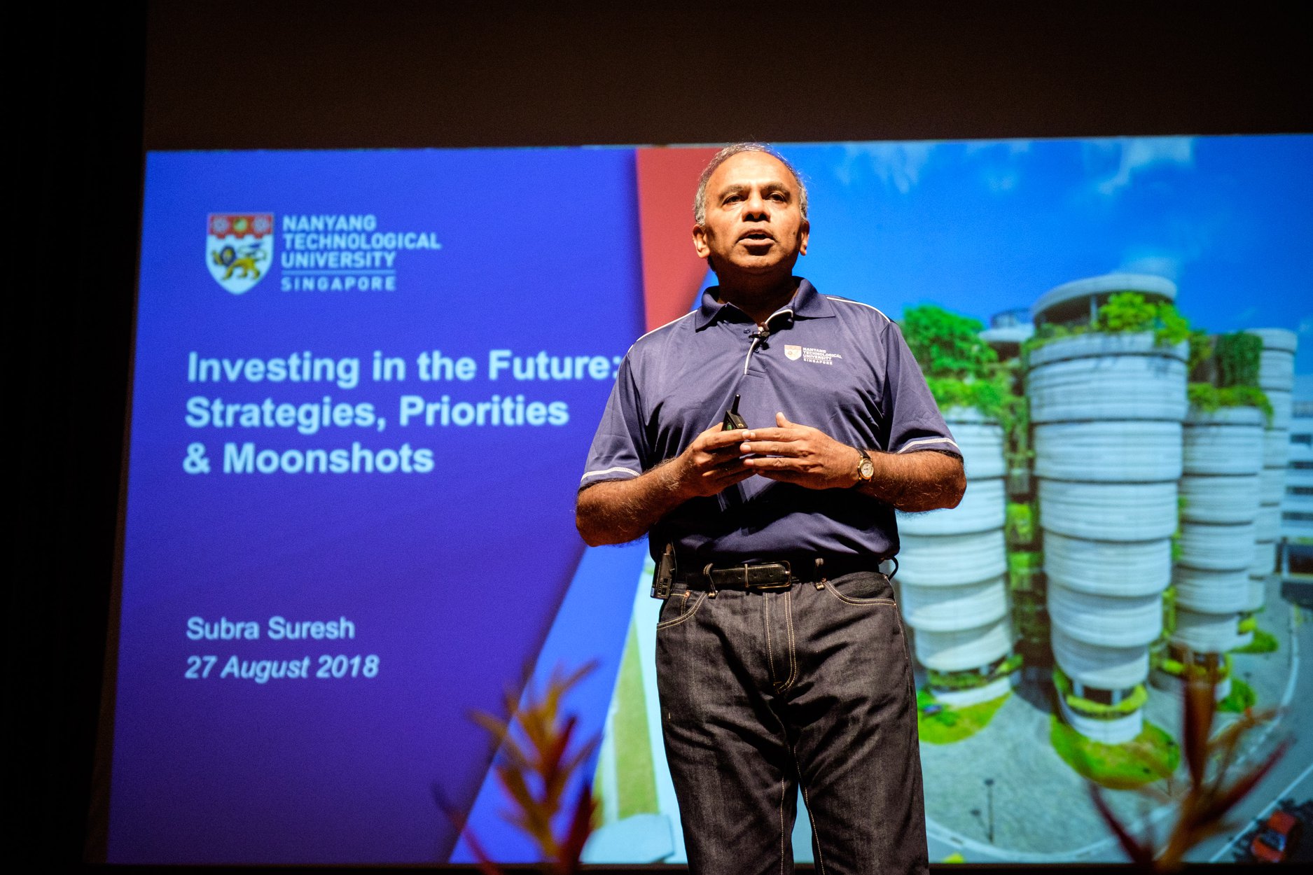 Subra Suresh, President of NTU. Photo courtesy: NTU