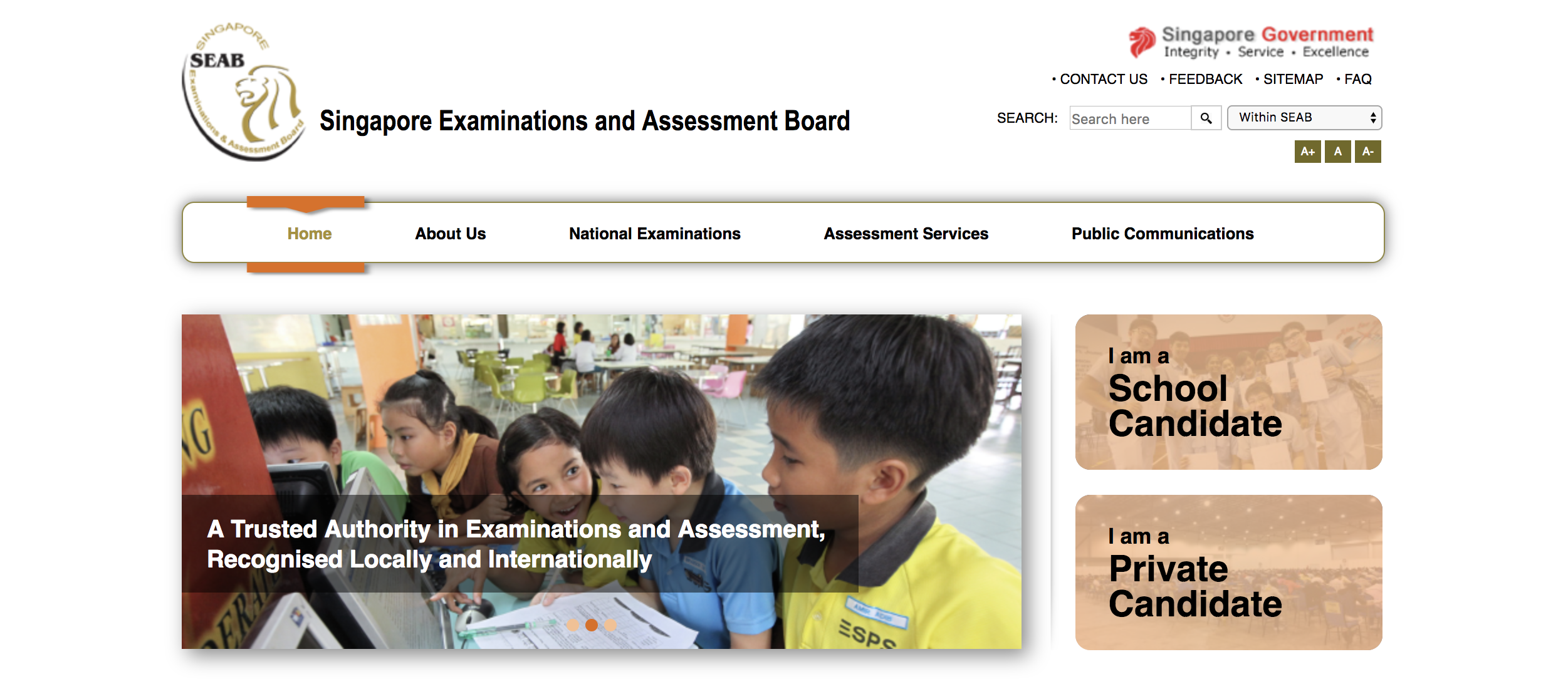 Photo courtesy: Screenshot of SEAB website