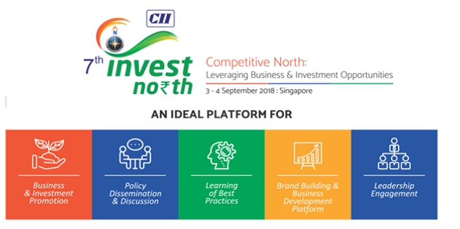 CII Invest North, a conclave showcasing the potential projects and sectoral opportunities for investment in North Indian states, will also be held concurrently on September 3 and 4