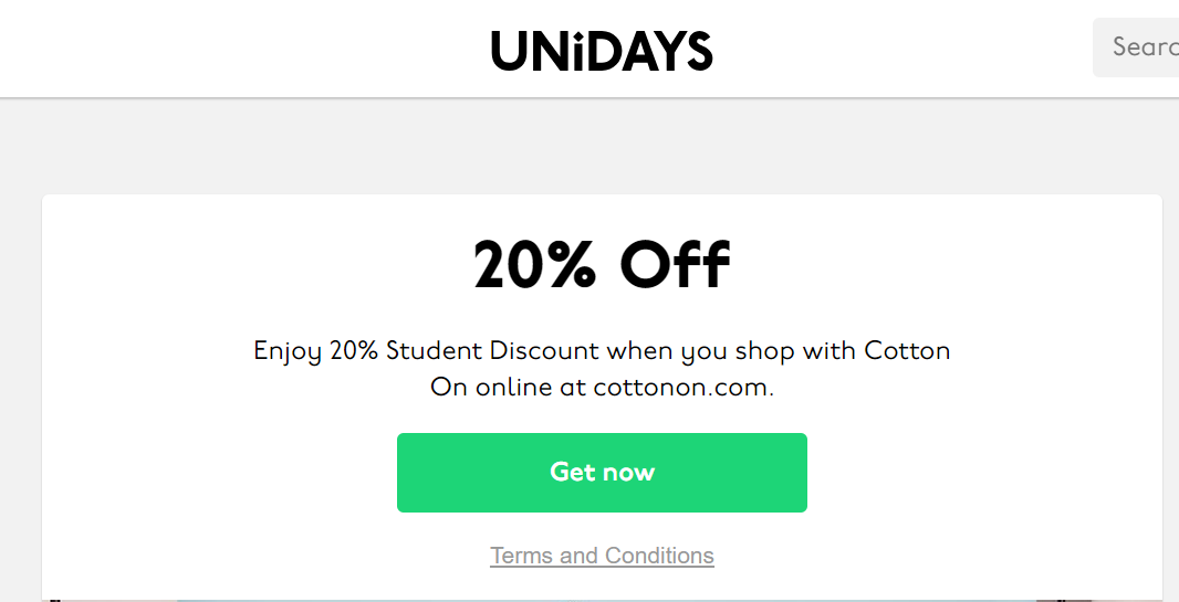 Photo: Screenshot from Cotton On website
