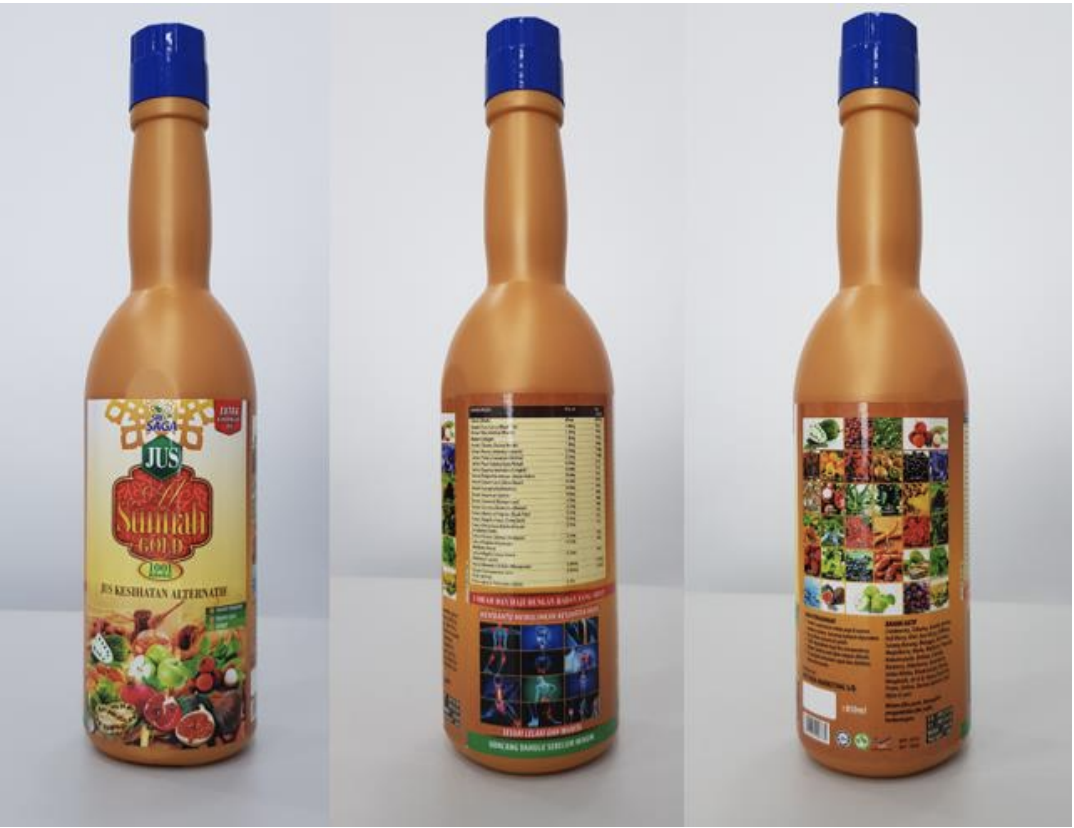 ‘Jus Al Sunnah Gold 1001 Khasiat Jus Alternatif’. Photo courtesy: HSA