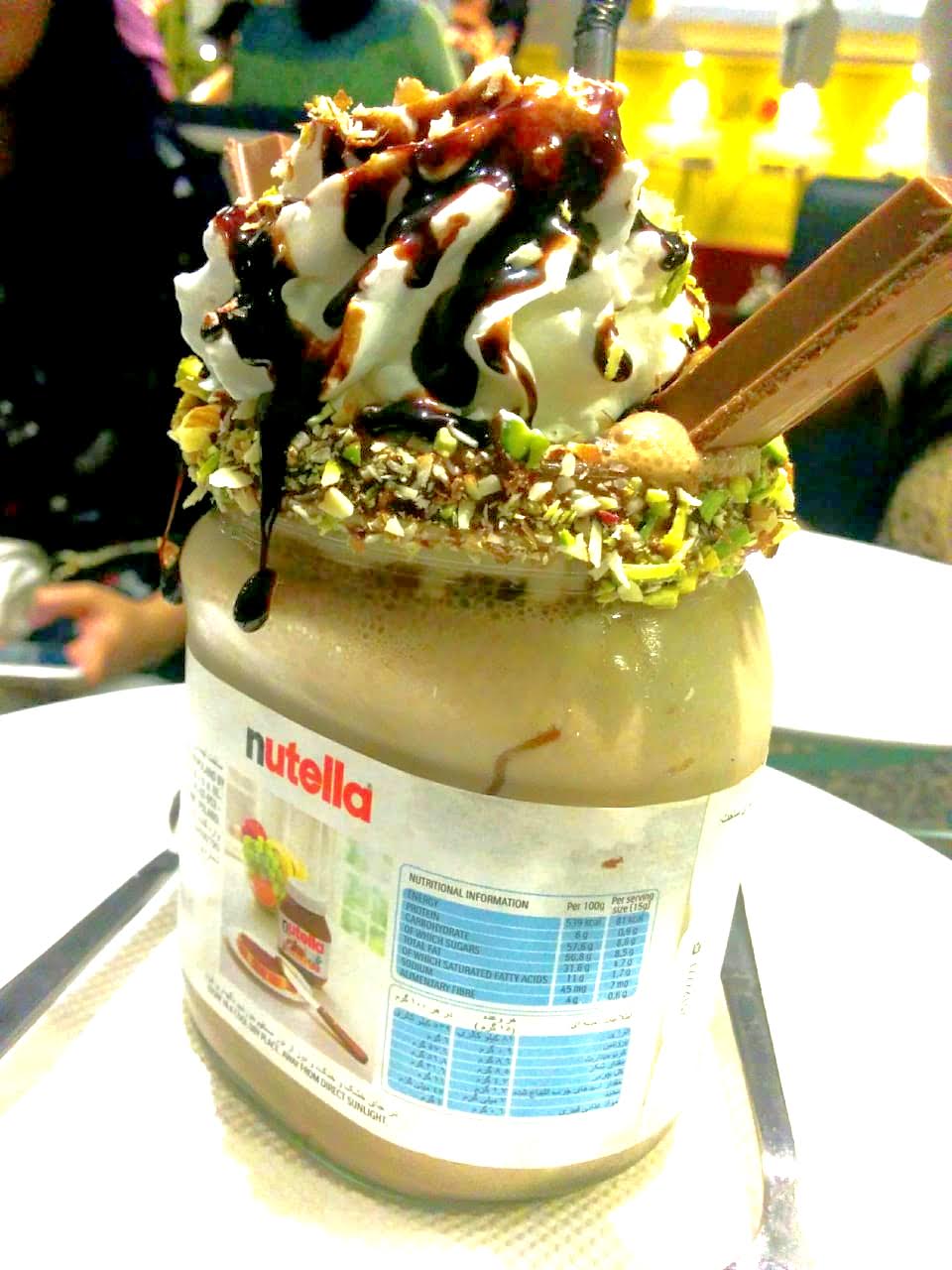 Nutella Jar Shake. Photo: Connected to India
