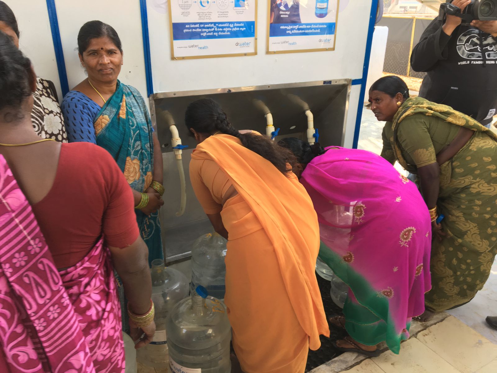 OPIC also funds a project involving women to provide affordable clean drinking water to low and middle-income peoplein India, at a price 1/3rd of bottled water through WaterHealth Vending Machines(WVM) are installed at railway stations, bus stations, shopping malls, public and private institutions. (Photo couortesy: OPIC