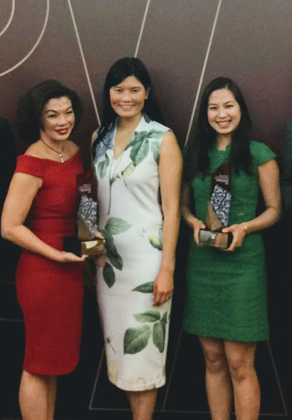 Stefanie Yuen Thio, Joint Managing Director,  TSMP Law Corporation Mergers along with Melissa Kwee and Emily Teng. Photo: Connected to India