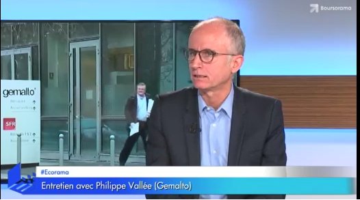 Gemalto CEO Philippe Vallee (Photo courtesy: Roursorama, Twitter)