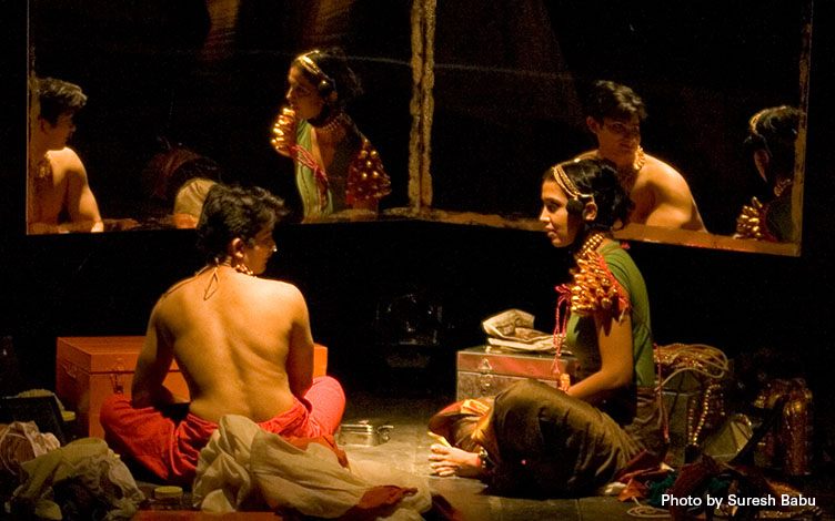 Akshayambara stood out for its ability to use the stage to question the status quo in society. Photo courtesy: Esplanade Theatres on the Bay