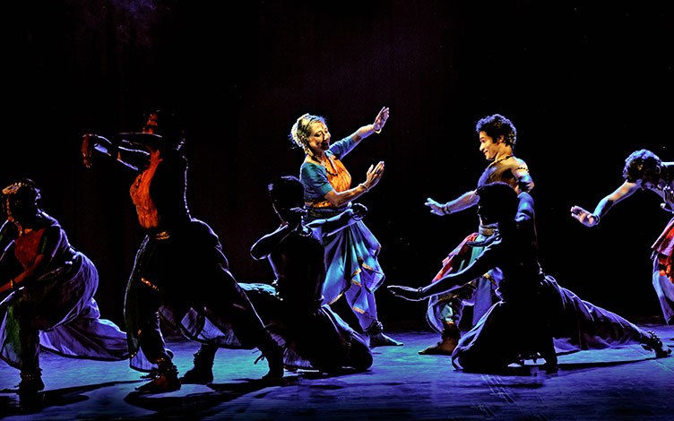 Nadi is a selection of poems written in six Indian languages- Tamil, Sanskrit, Kannada, Urdu, Hindi and Bengali. Photo courtesy: Esplande Theatres on the Bay