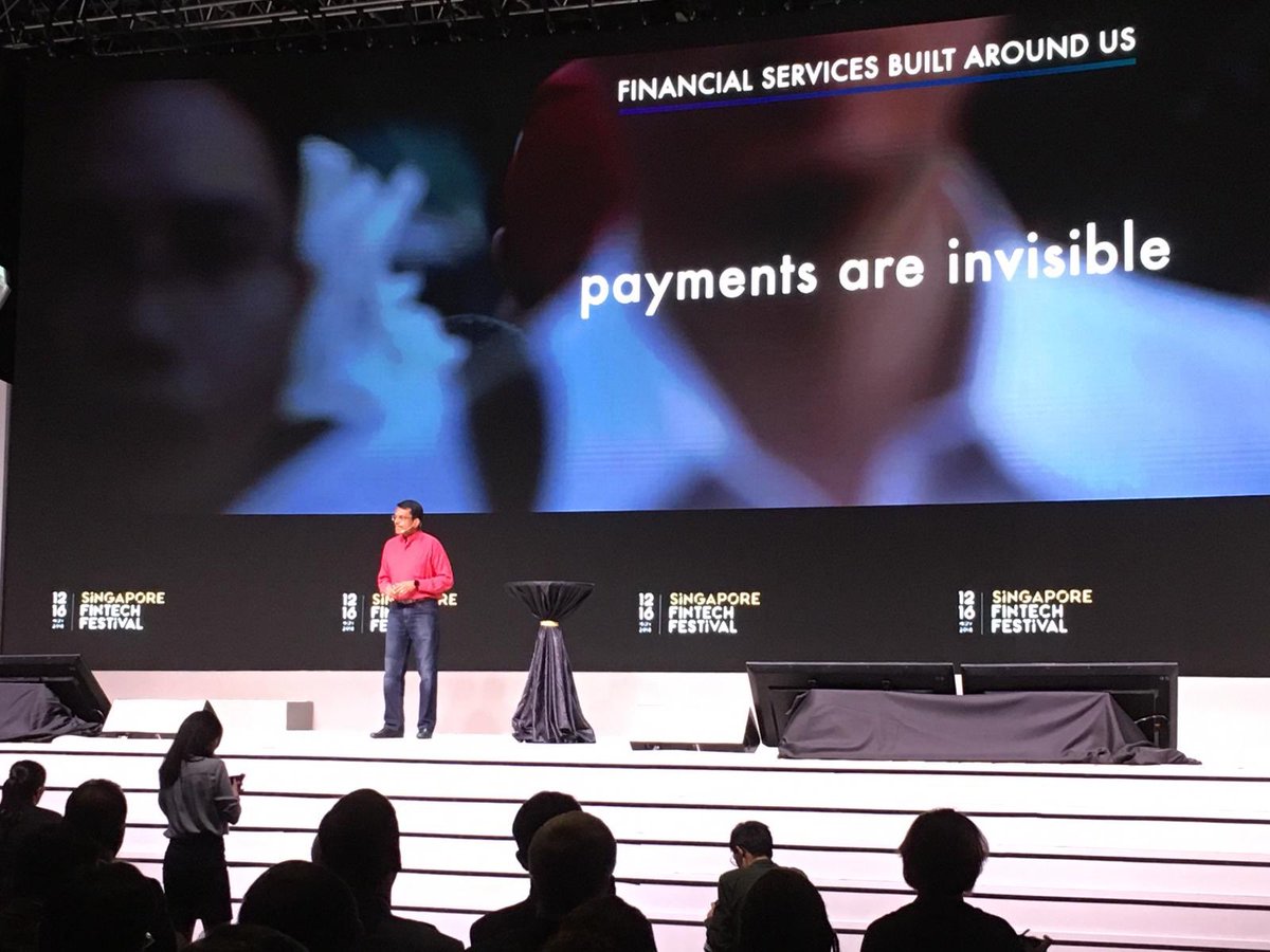Ravi Menon, Managing Director of MAS announcing set of principles to promote Fairness, Ethics, Accountability & Transparency, or FEAT, in the use of AI and data analytics. Photo courtesy: Twitter@/sgfintechfest