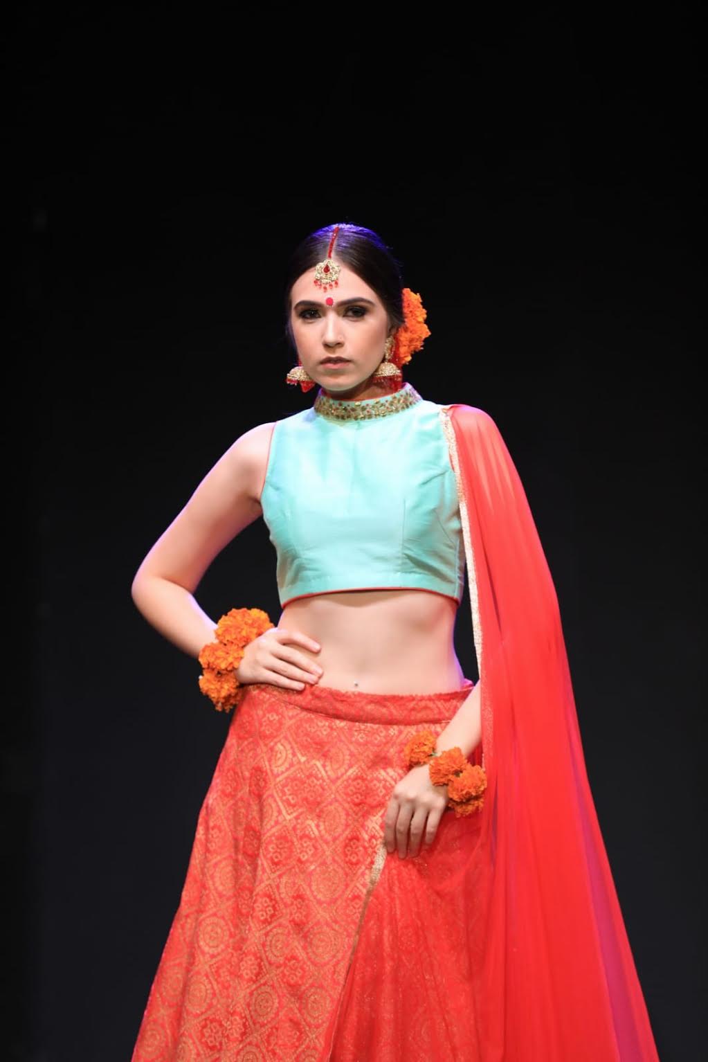 Fashion Show by OPIUM. nspired by the grand empires of the Mughals and the colours and kitsch of the Indian streets today, OPIUM by Bubbly J is an artisanal Indian fashion label based in Singapore with an international appeal. Photo courtesy: Esplanade