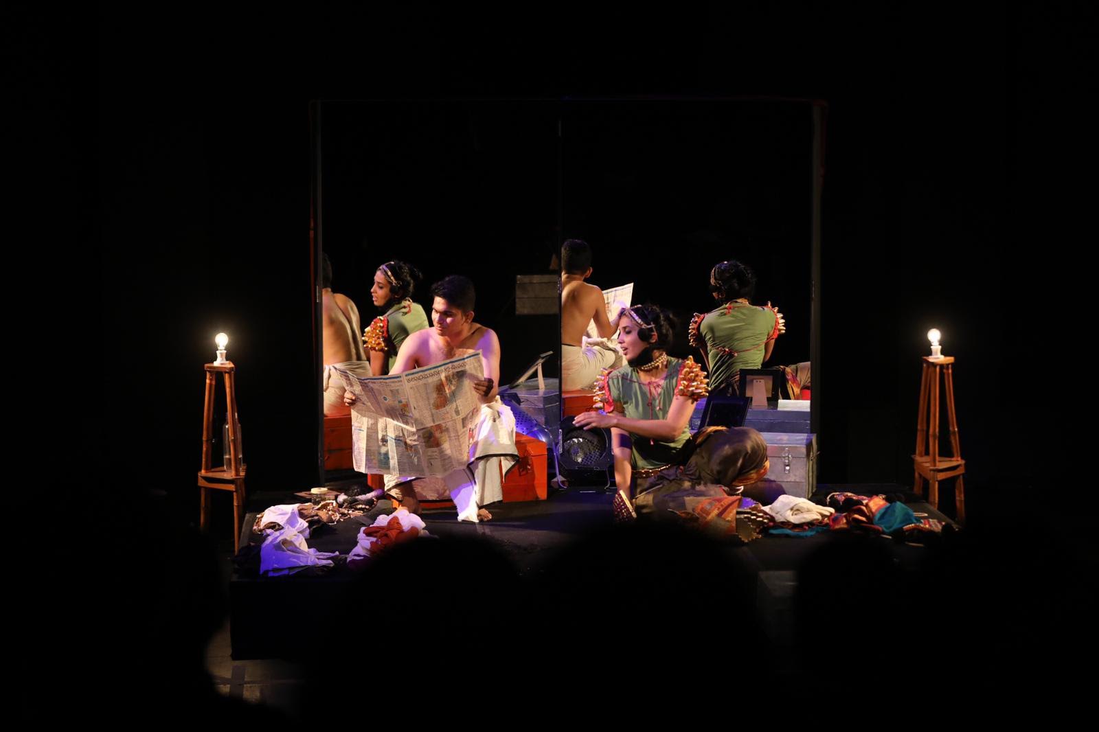Akshayambara explores the reversal of roles in the male-dominated theatre practice, yakshagana. Photo courtesy: Esplanade