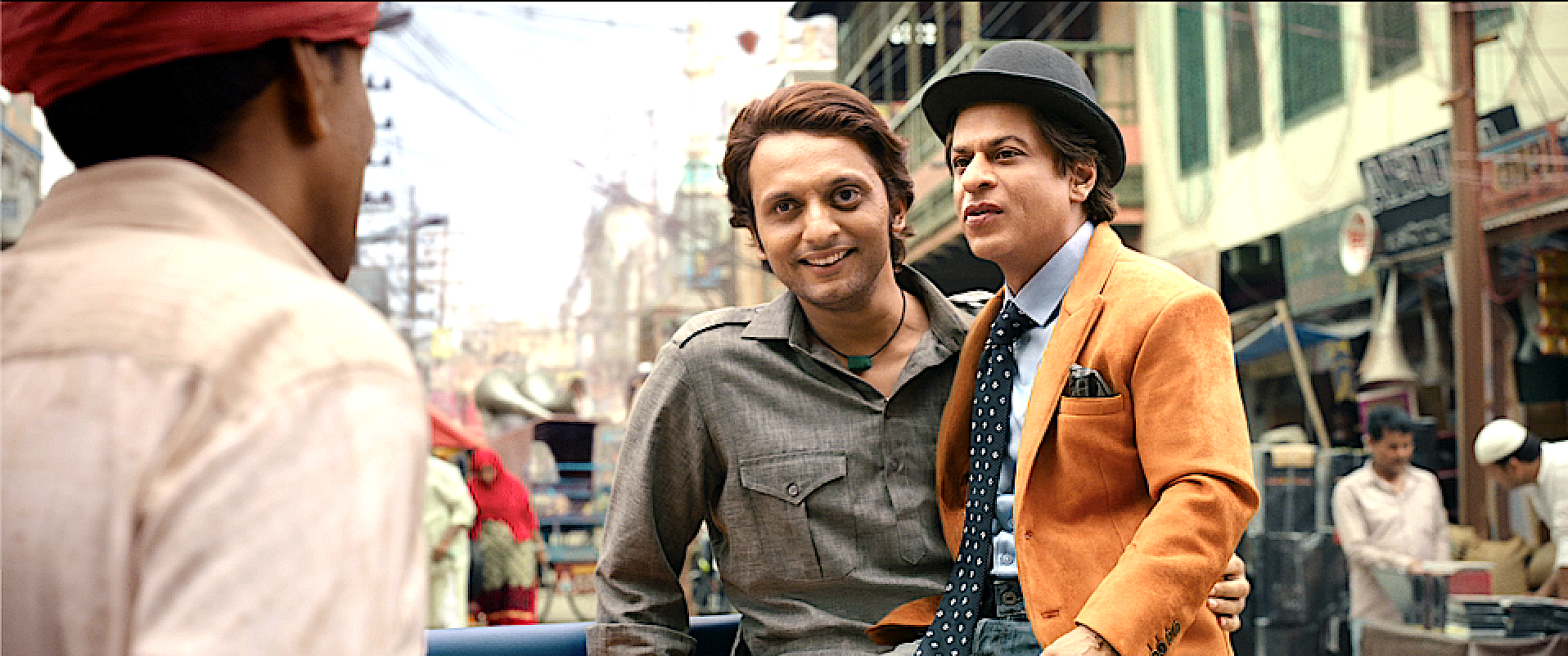 Zeeshan Ayub in a still from Zero with Shah Rukh Khan to release in cinemas across on December 21 Photo courtesy: Red Chillies Entertainment