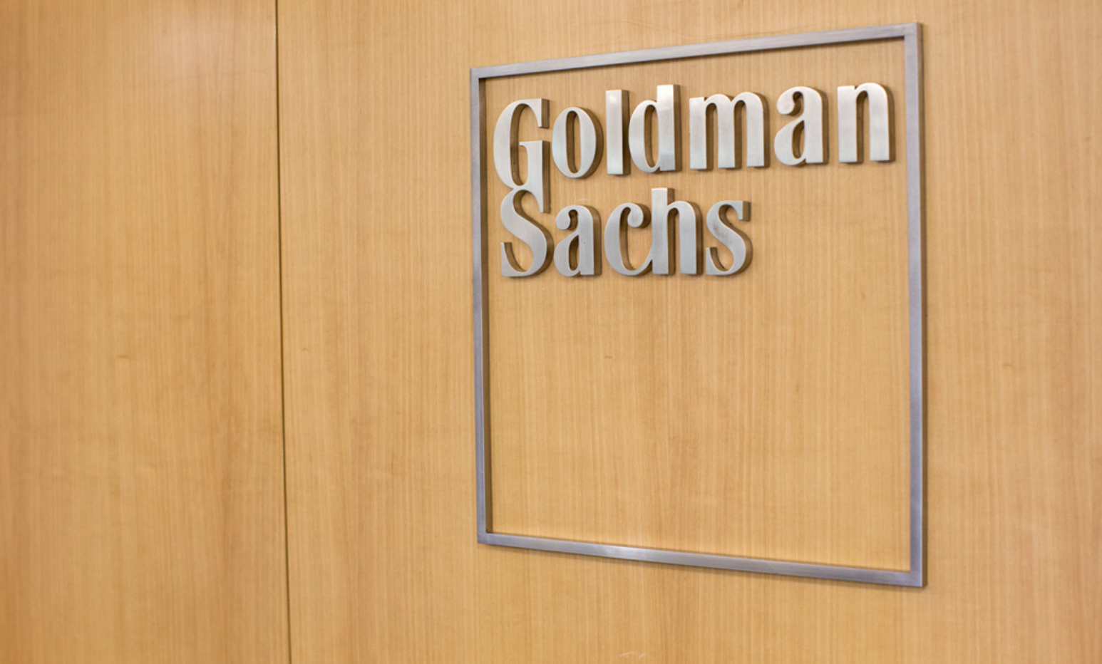 Photo courtesy: Goldman Sachs