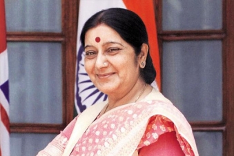 Minister of External Affairs Sushma Swaraj 