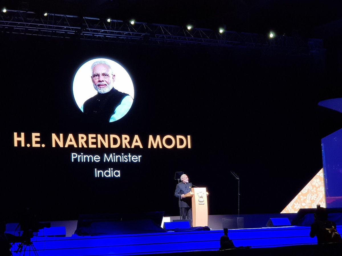02 Indian Prime Minister Narendra Modi strong pitch for FDI from Singapore during Fintech Festival held in November 2019 (Photo Courtesy: PMO