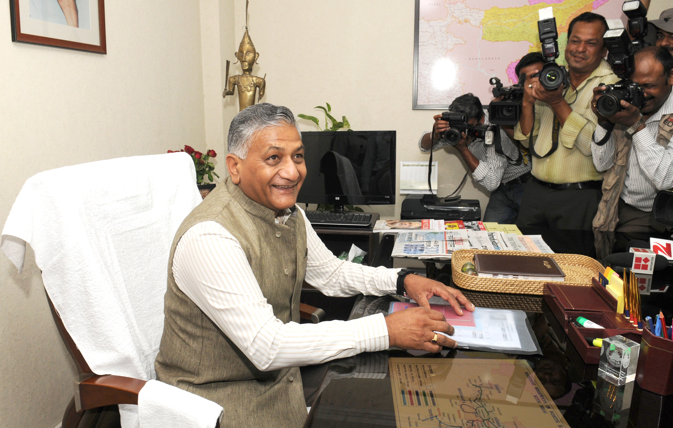  Indian Minister of State of External Affairs Gen.(Retd) V K Singh. Photo courtesy: Wikimedia