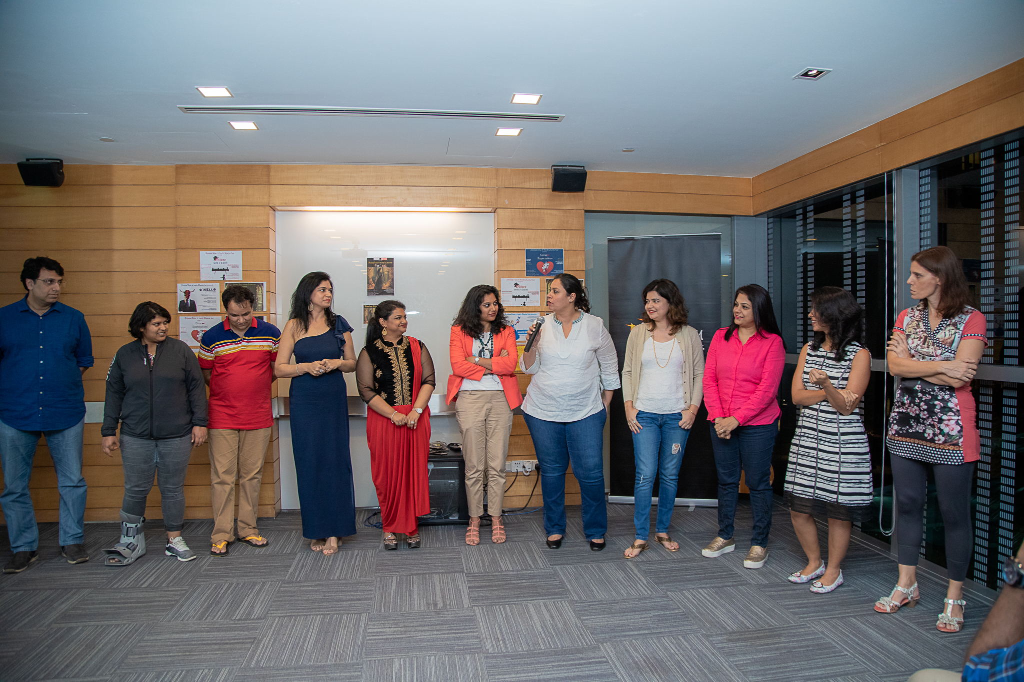 Production Team (L to R) Himanshu Motial, Tanvi Kothary, Prashant Agarwal, Shalima Motial, Anindita Ghosh, Arpana Sarkar, Sumati Nagrath, Vartika Singh Khattri, Dreamy Somani, Deepika Rajani, Emillie Borrel Annarella, Missing in picture: Meher Motial (Timeless Tales Part 101)