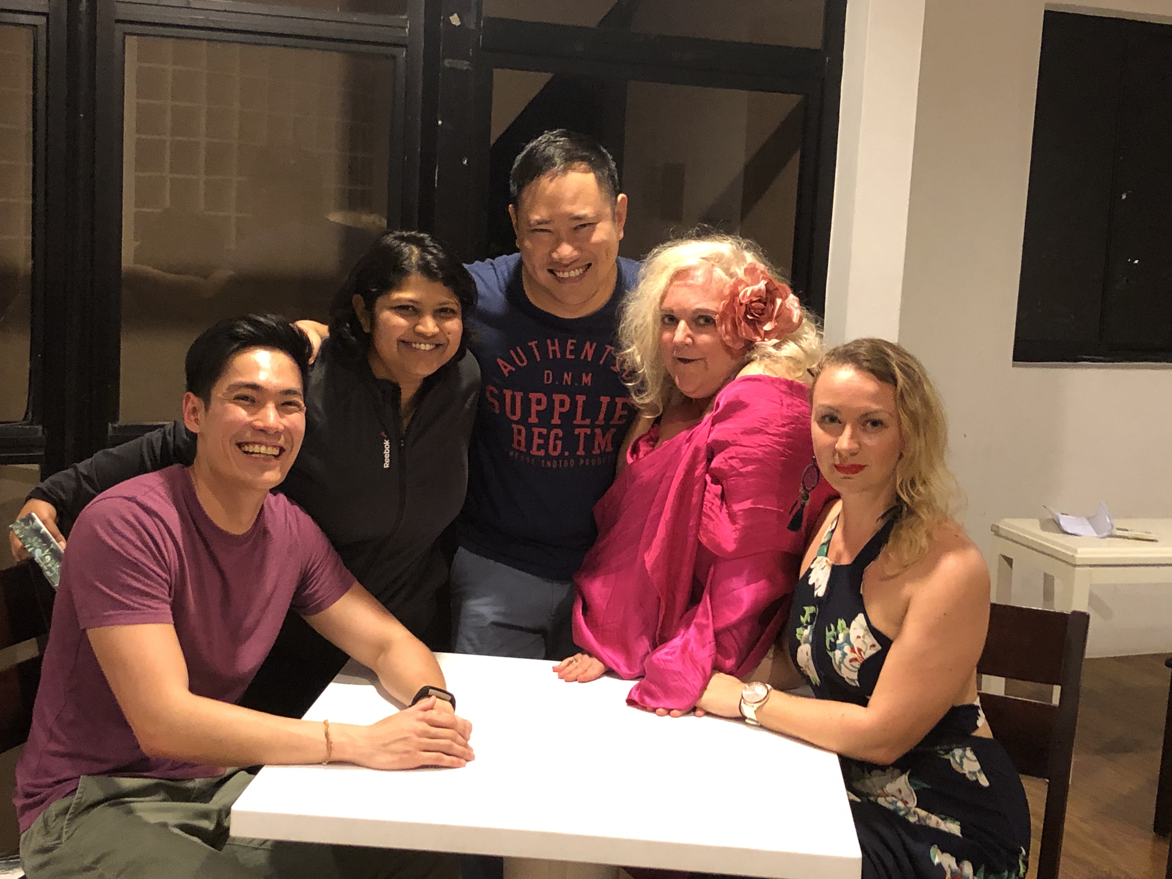 Greater Expectations team (L to R) Preston Lim, Tanvi Kothary, Gavin Low (Director), Susie Penrice Tyrie, Stacey Riley. Missing in picture: Sumati Nagrath