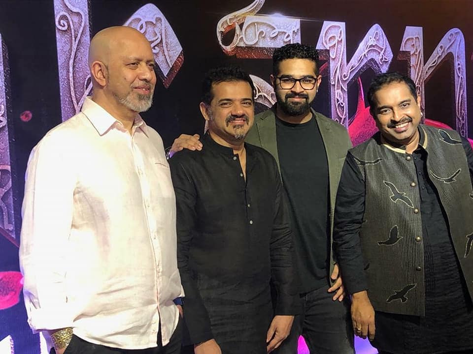 Shankar–Ehsaan–Loy at the Manikarnika music launch. Outstanding trio who full names are Shankar Mahadevan, Ehsaan Noorani and Loy Mendonsa Photo courtesy: Shankar Mahadevan FB Page 