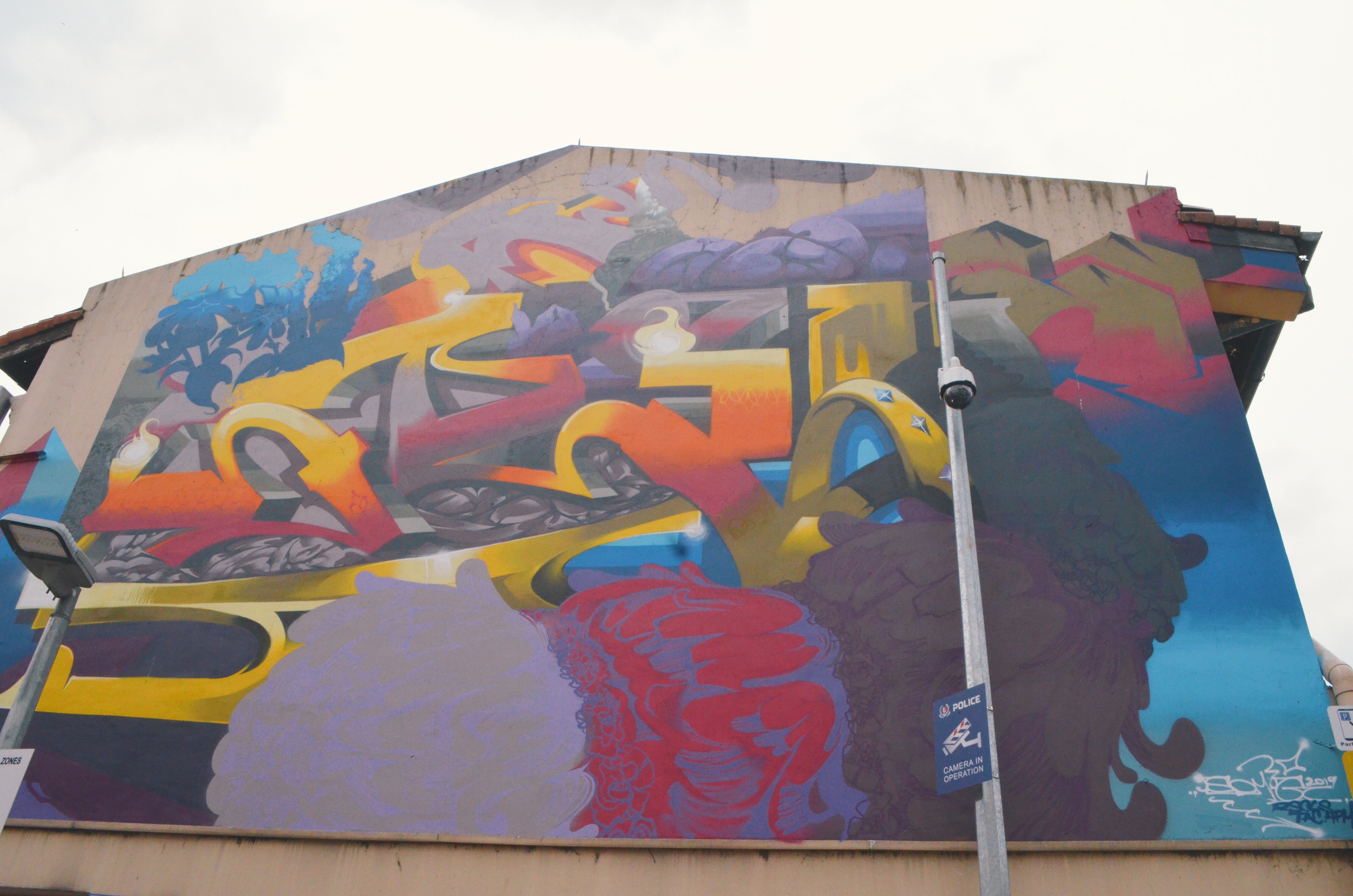 Mural in Little India. Photo: Connected to India