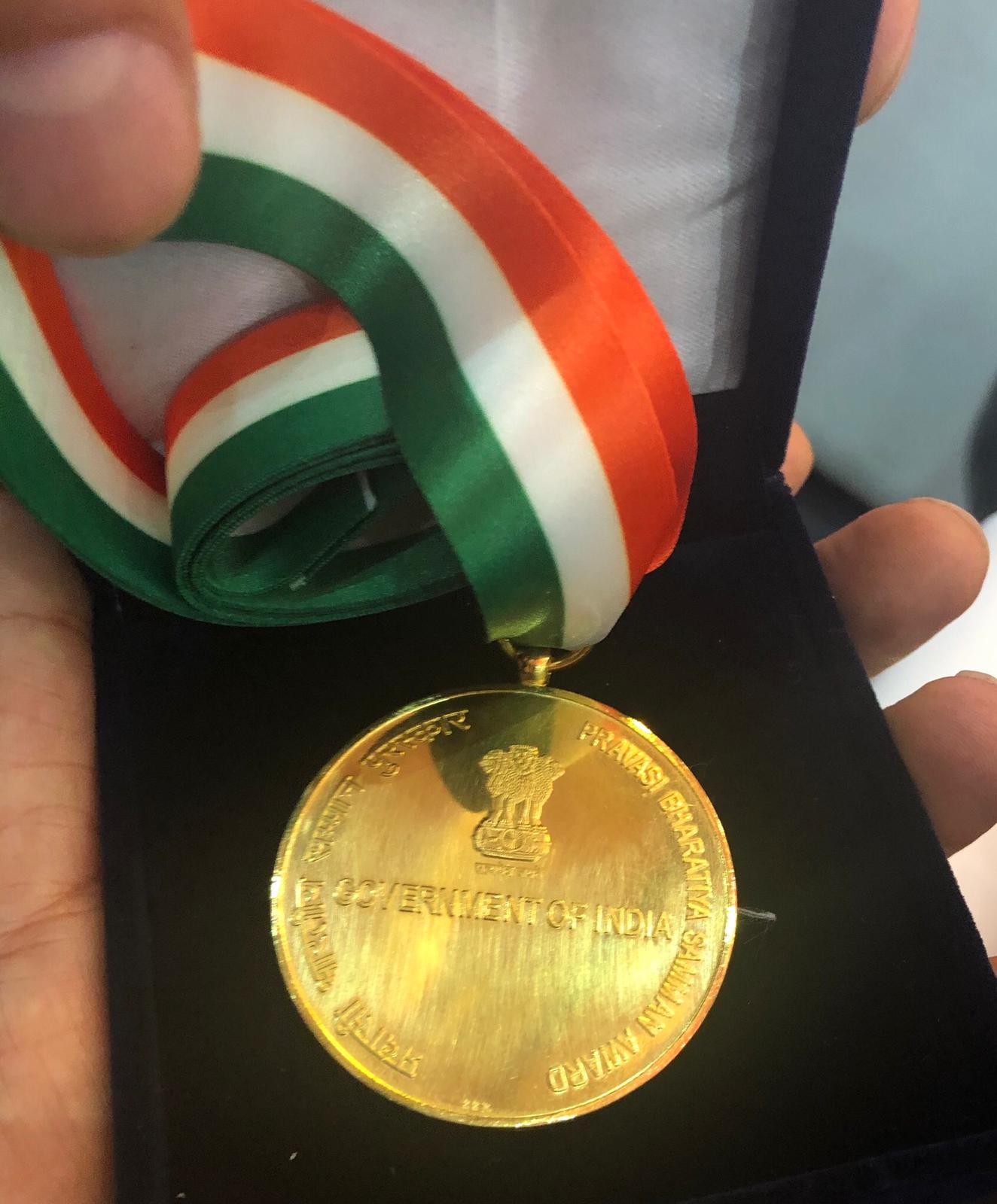 Bhav Dhillon has been honoured in the category of excellence in business and services to the Indian diaspora. Photo courtesy: Consulate of India, Auckland 