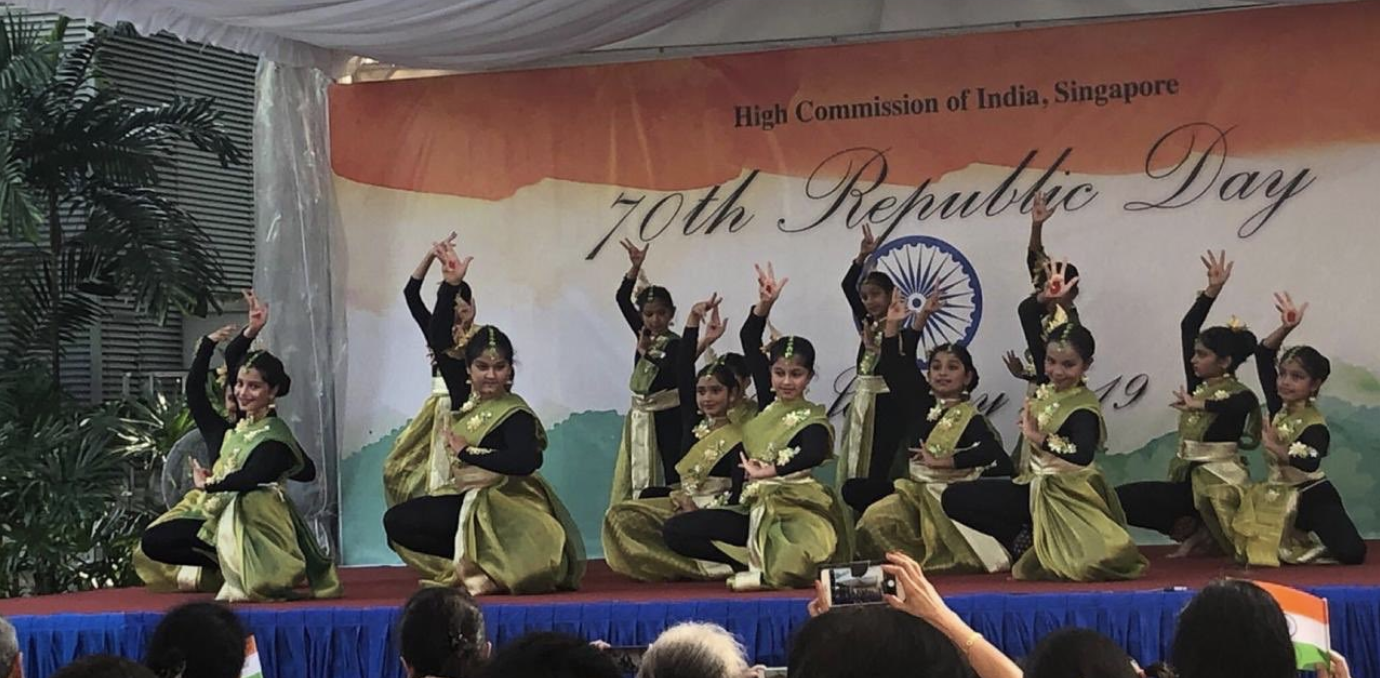 Culture performances at Republic Day celebrations at High Commission of India, Singapore. Photo courtesy: HCI