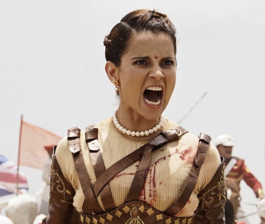 Kangana’s performance in the film Manikarnika: The Queen of Jhansi is getting widely appreciated by celebrities from the film fraternity as well as the audience at large. Photo courtesy: Twitter page of Manikarnika