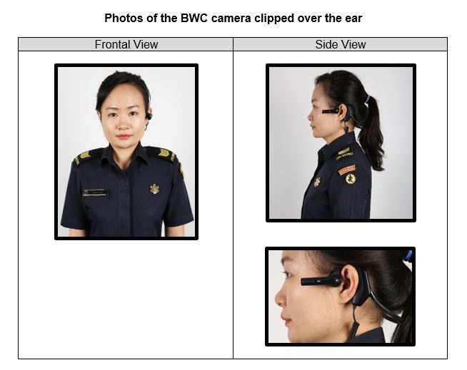 SCDF paramedics are being equipped with body-worn cameras to enhance emergency ambulance operations and improve patient outcomes. Photo courtesy: SCDF