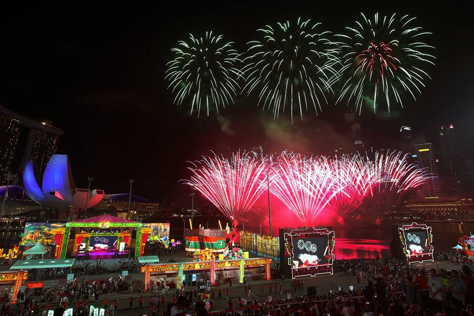 People of Singapore celebrating Chinese New Year in all its splendour. Photo courtesy: Facebook page of PM Lee