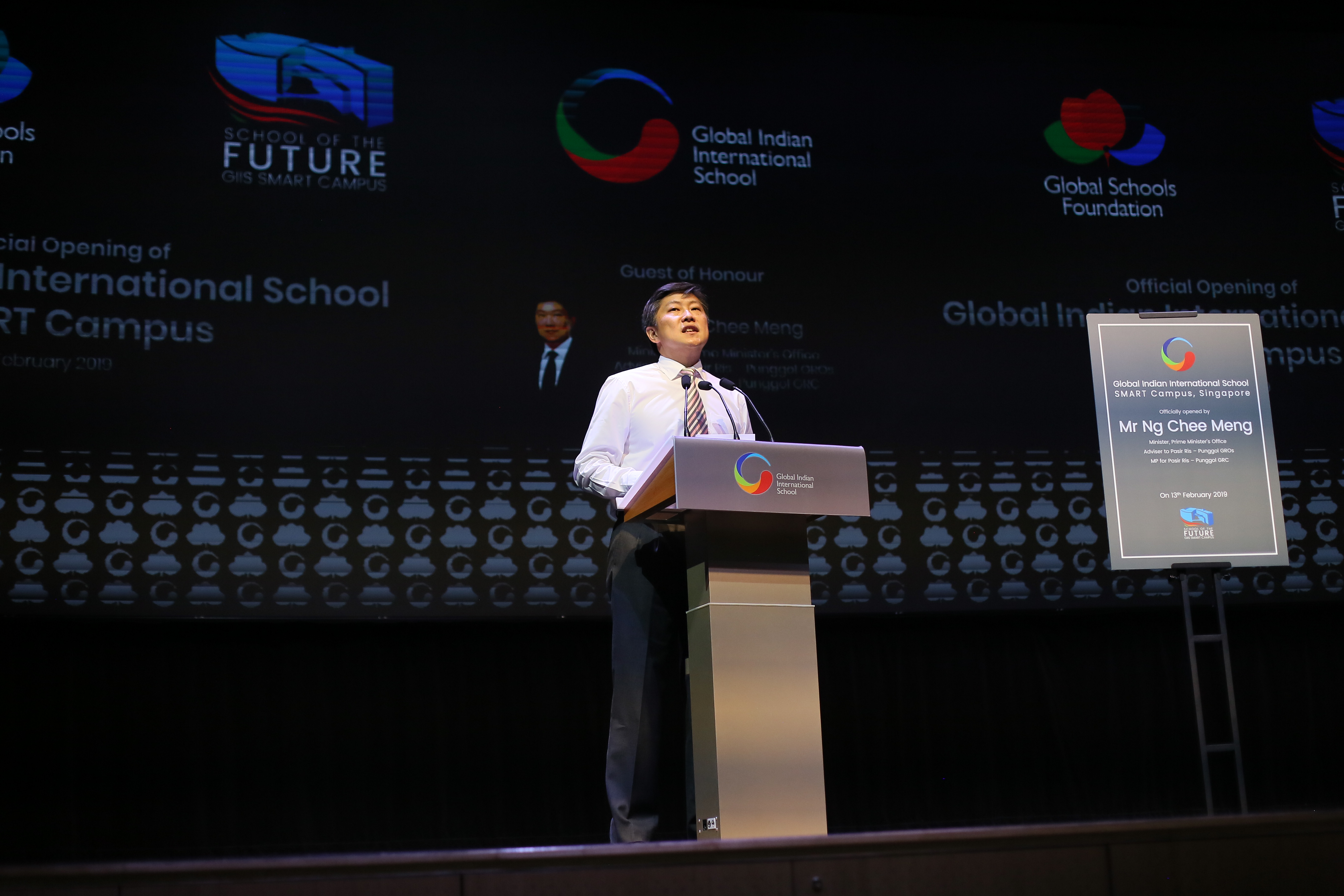 Mr Ng Chee Meng, Minister in Prime Minister’s Office and Member of Parliament Pasir Ris – Punggol GRC speaking during the event. Photo courtesy: GIIS