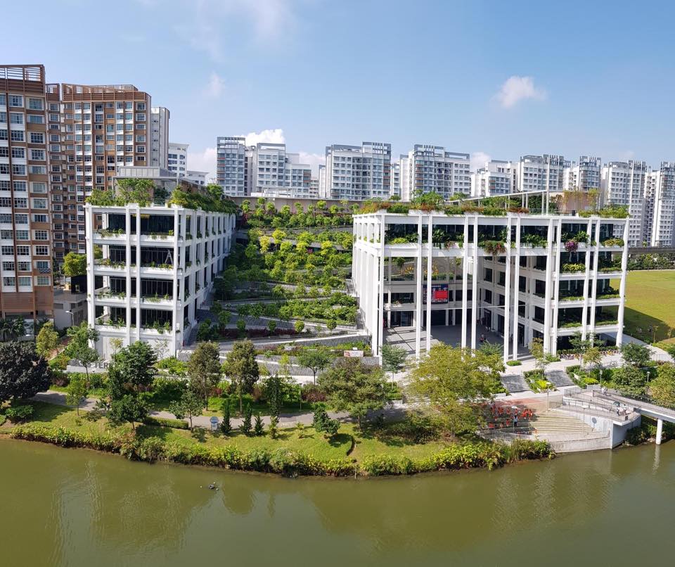  HDB has opened the first new-generation neighbourhood centre in Punggol. Photo courtesy: Facebook page of Lawrence Wong 