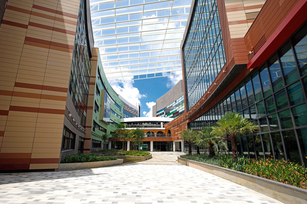  The sprawling SMART GIIS Campus where student-centred pedagogy meets a digitally powered learning environment to create a whole new education experience. Photo courtesy: GIIS