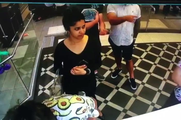 CCTV footage of Preethi Reddy at a McDonald's in Sydney early Sunday morning. Photo courtesy: australian.com.au
