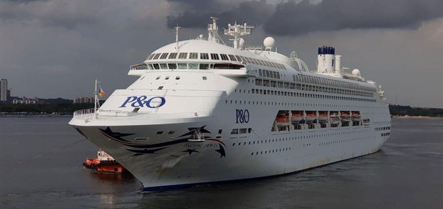  Cruise ship Pacific Jewel from P&O Australia is undergoing transformation in Singapore and renamed Karnika at a christening ceremony in Mumbai on April 19. Photo courtesy: Jalesh Cruises