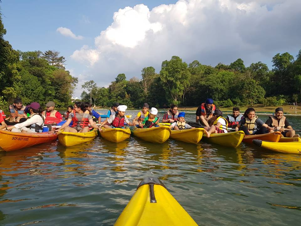  SKA organising kayaking activity at MacRitchie Reservoir in Singapore. Photo courtesy: SKA 