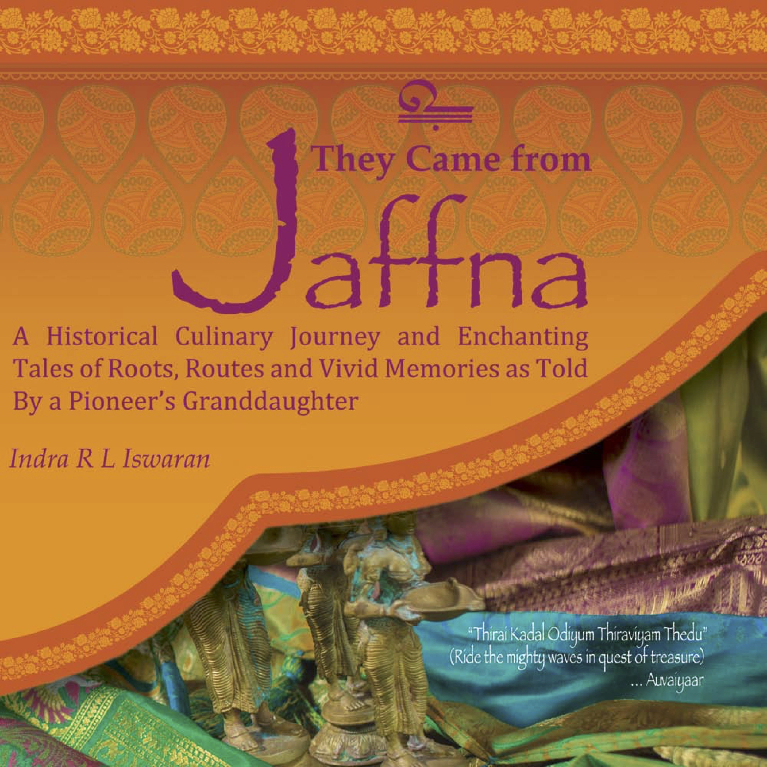   Front page of the food heritage book. Photo courtesy: Mrs Indra Iswaran