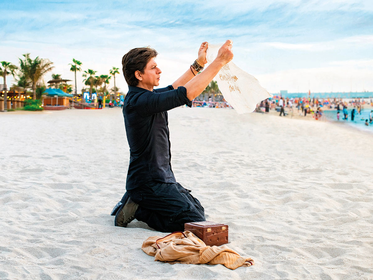  Indian superstar Shah Rukh Khan traverses through magnificently adventurous locales of Dubai solving puzzles and riddles unravelling the unknown. Photo courtesy: visitdubai