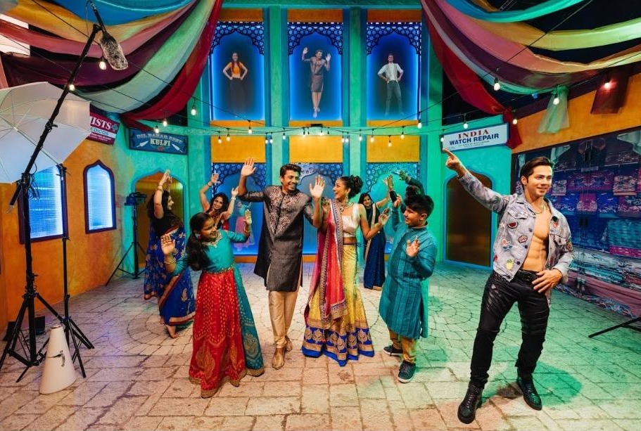 Step into the limelight and dance alongside Varun Dhawan with exclusive celebrity content filmed especially for MTSG. Using Kinect interactive features with real-time camera capture, visitors have the chance to be part of a Bollywood chorus of dancers and have their moves projected directly on a digital wall. Photo courtesy: Madame Tussauds