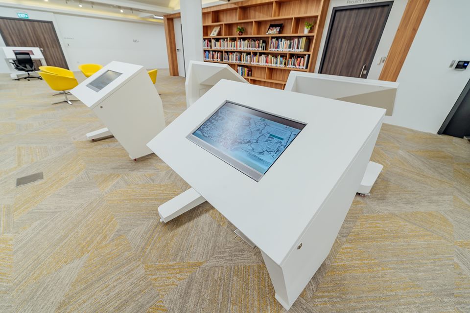   The new Archives Reading Room features interactive kiosks at NAS. Photo courtesy: Facebook page of NAS
