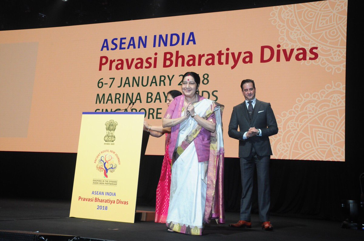 His popularity is complemented by Swaraj who too enjoys global popularity because of her prompt resolution of problems posted by Indians in distress on her Twitter handle.