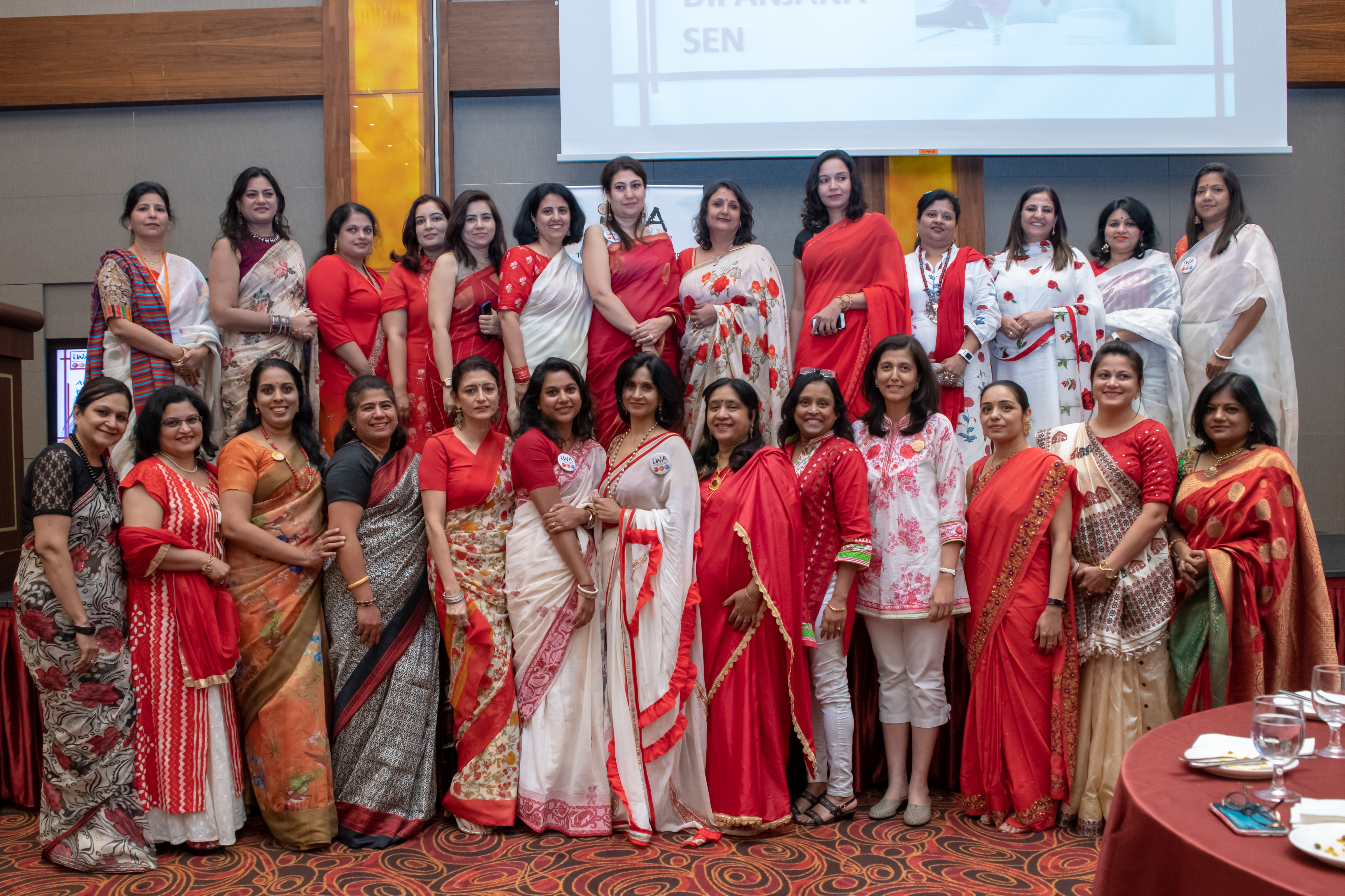 Indian Women's Association committee. Photo courtesy: IWA